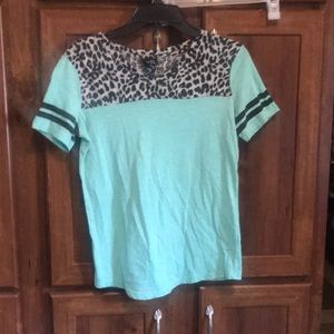 Rue21 cheetah print shirt
